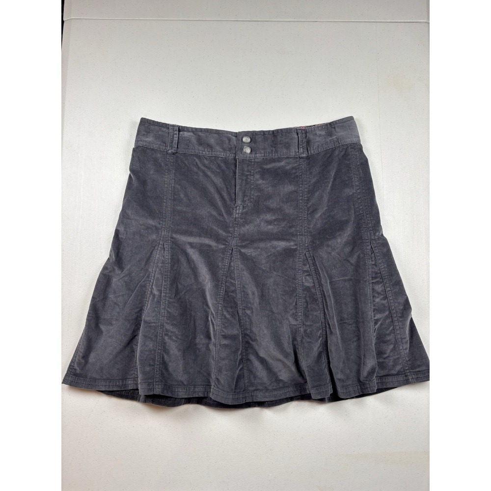 Athleta Whenever Corduroy Winter Skirt Women's Size‎ 8 Gray